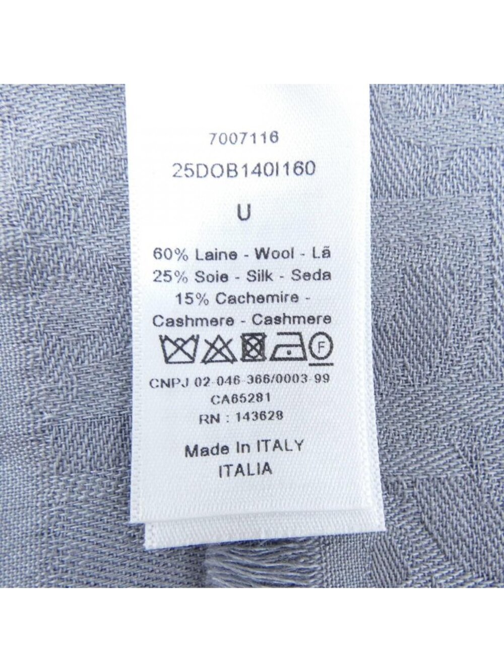 Dior Oak Oblique Shawl Scarf - Picture 3 of 4